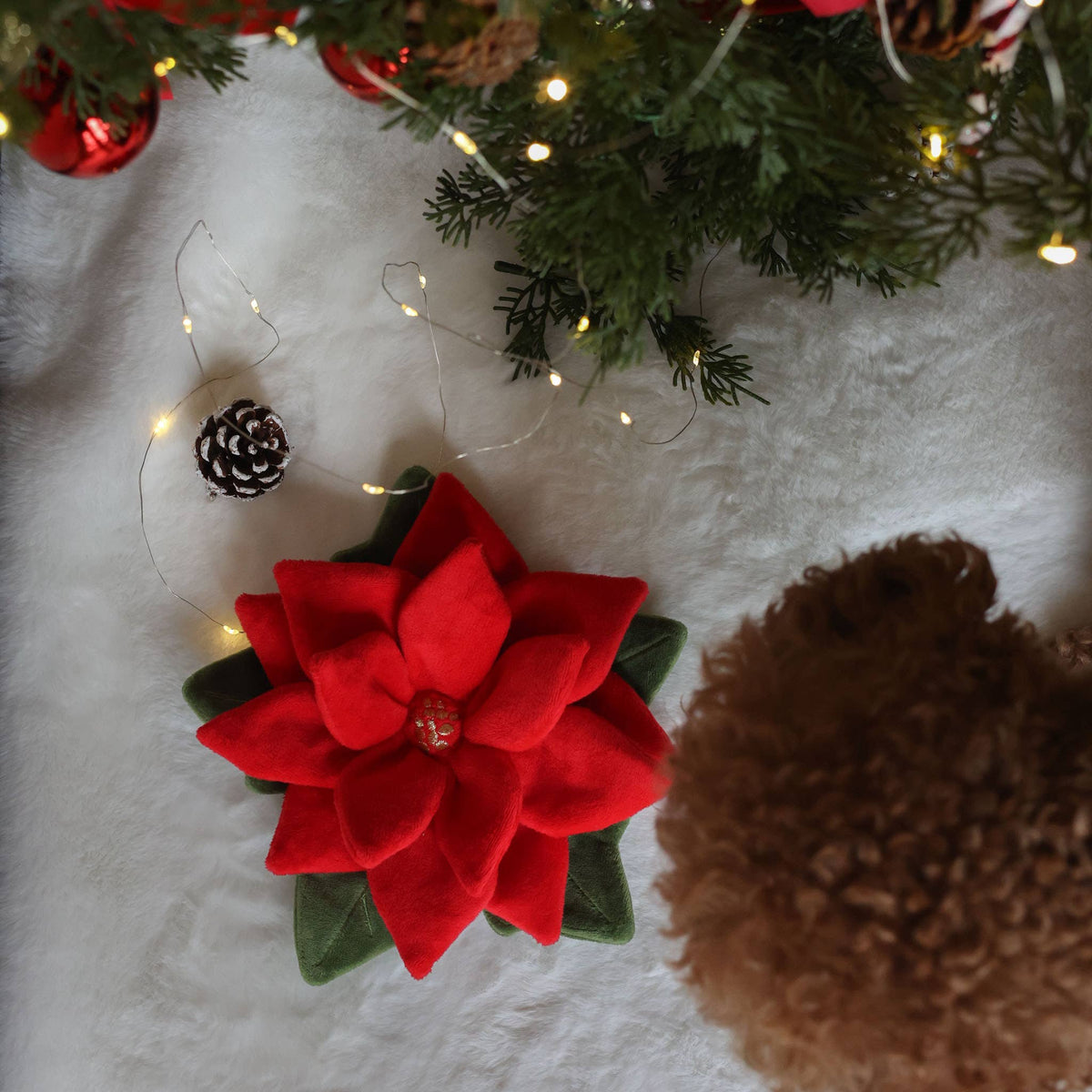 [Holiday🎄] Snuffle Poinsettia Nosework Toy