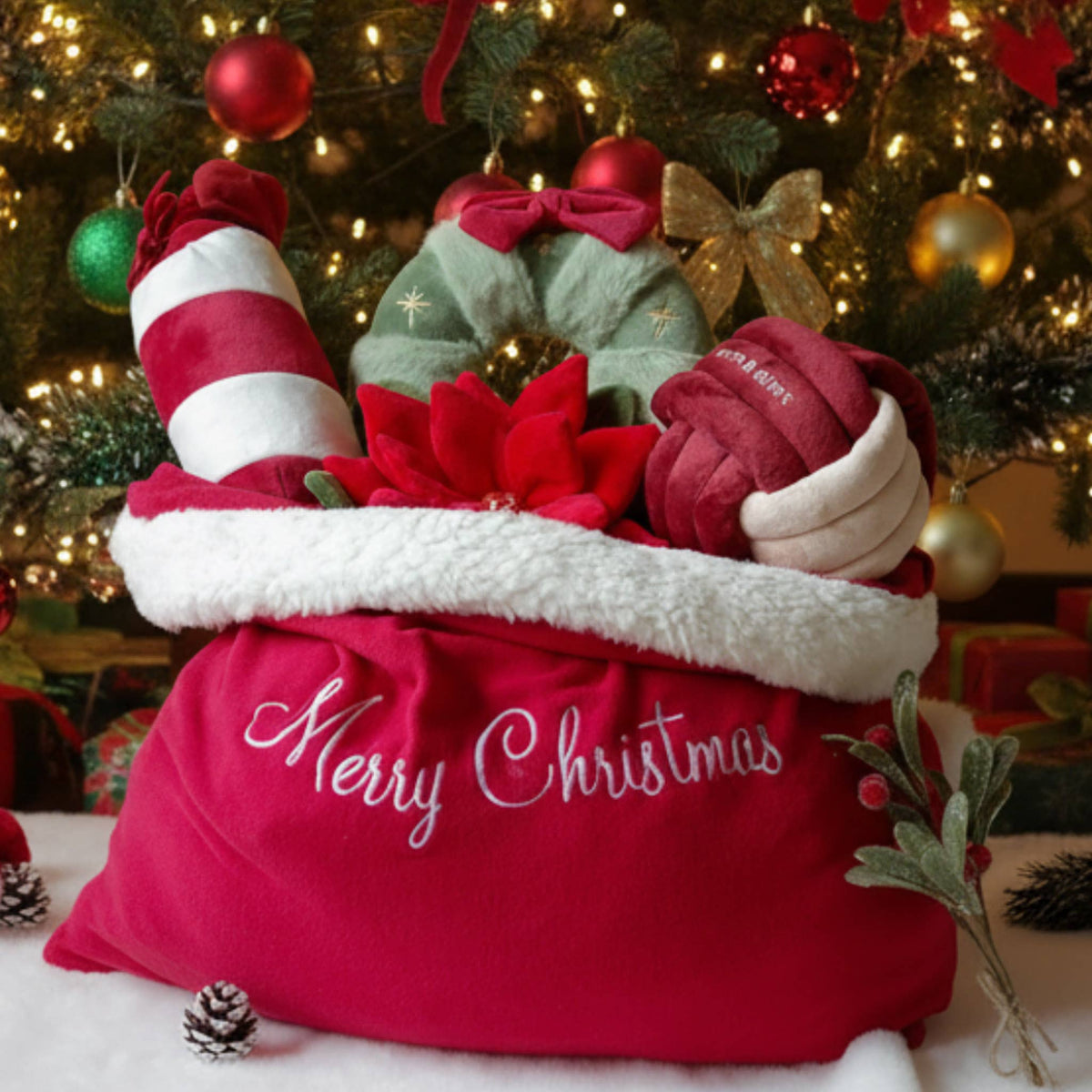[Holiday🎄]  Jingle Knot Nosework Toy