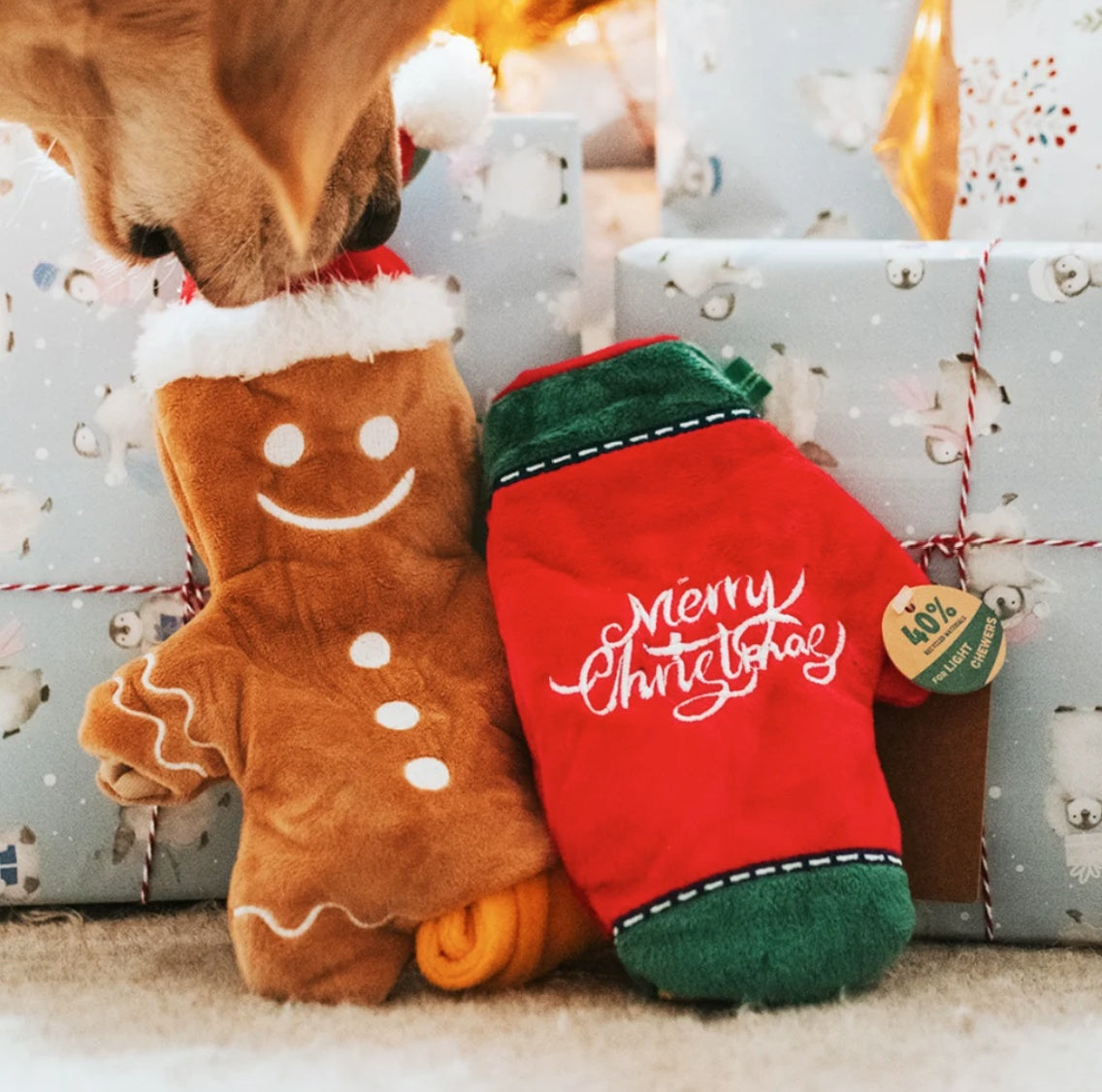 Christmas Gloves - Dispensing Puzzle Toy