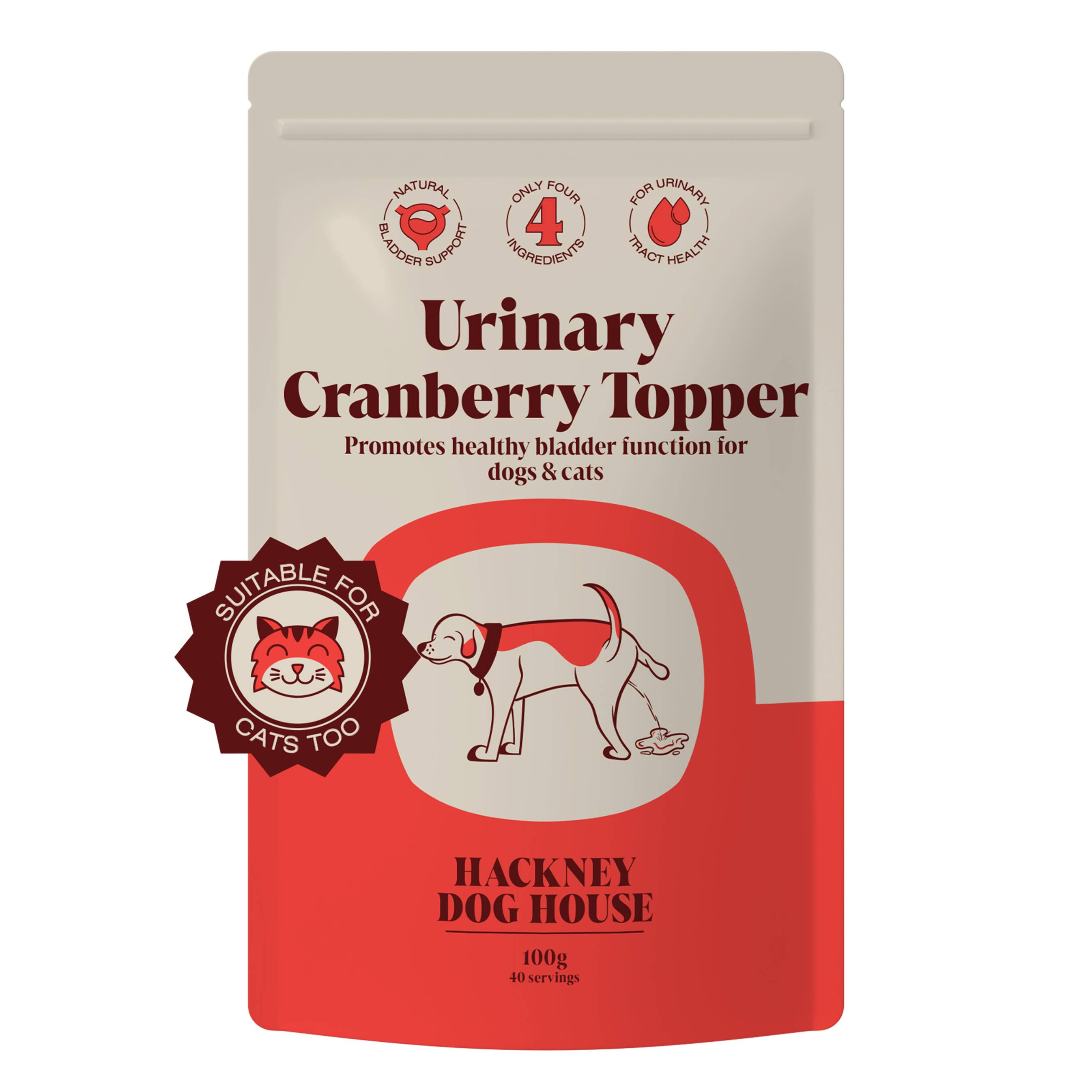 Urinary Cranberry for Dogs | 40 Servings | (RRP: £16.95)
