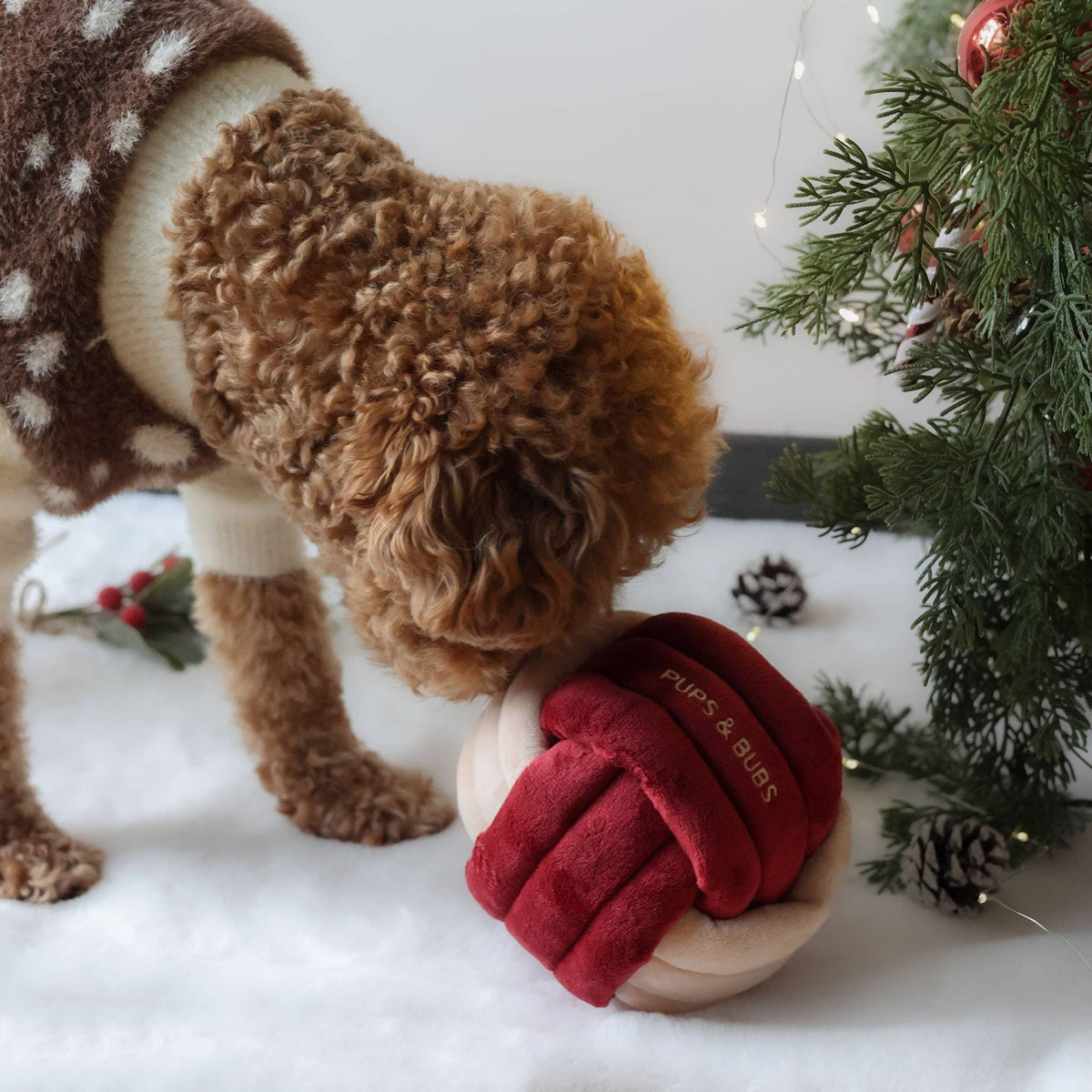 [Holiday🎄]  Jingle Knot Nosework Toy